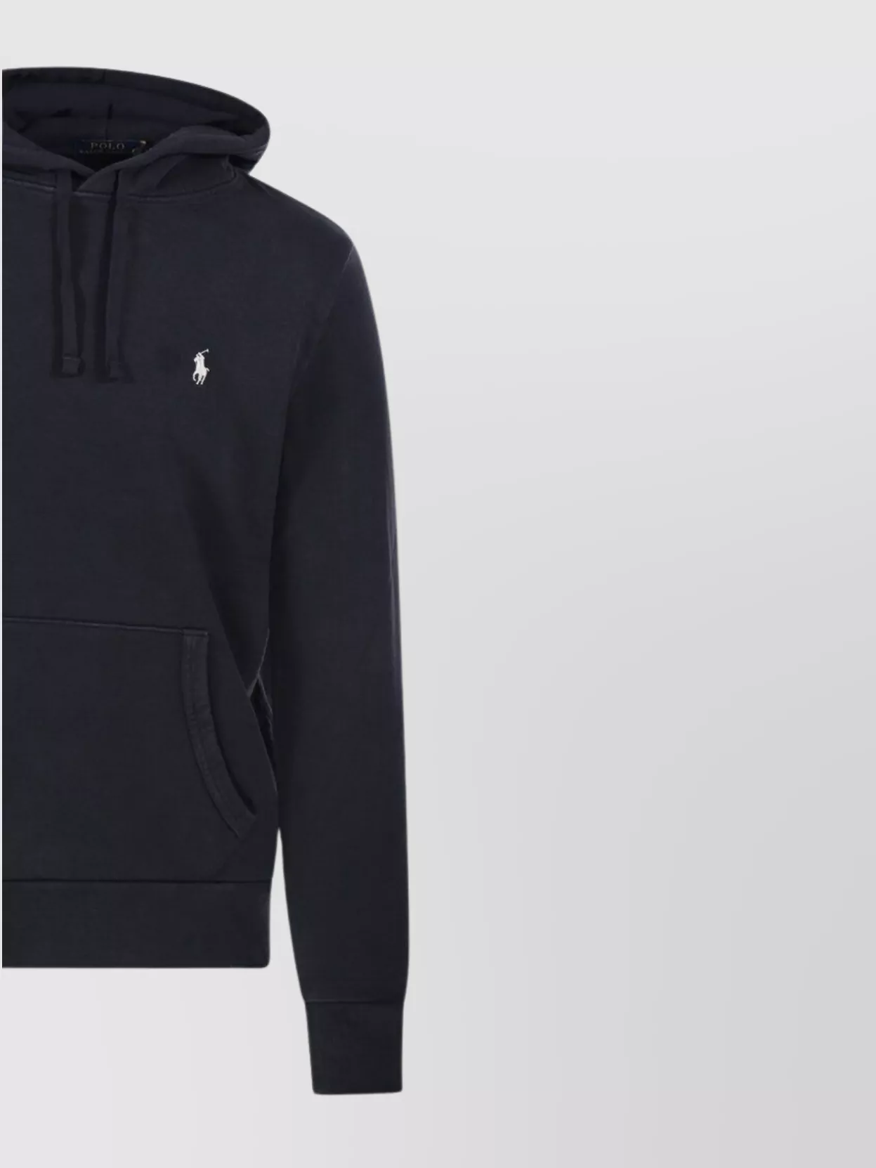 Ralph Lauren Hooded Sweatshirt With Kangaroo Pocket And Ribbed Finish