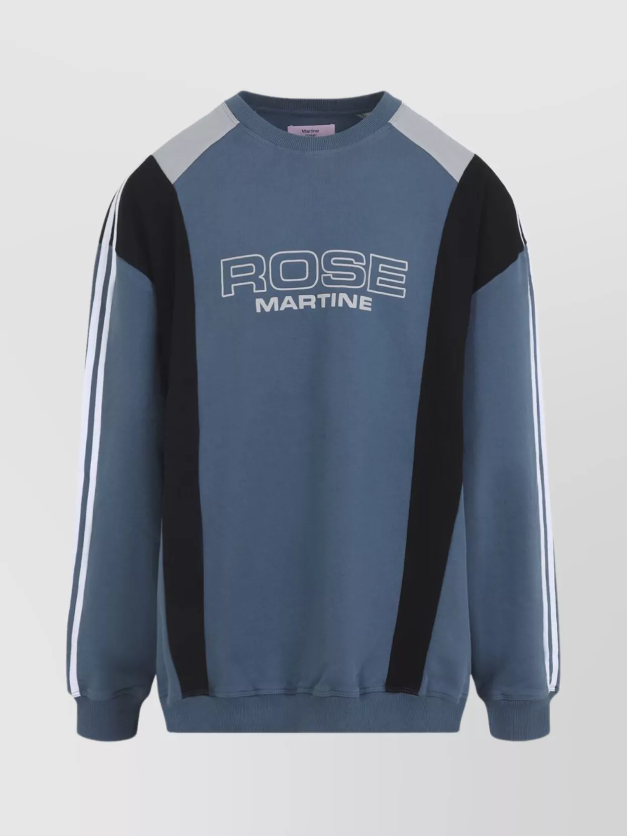 Martine Rose Color Block Crew Neck Long Sleeve Sweatshirt