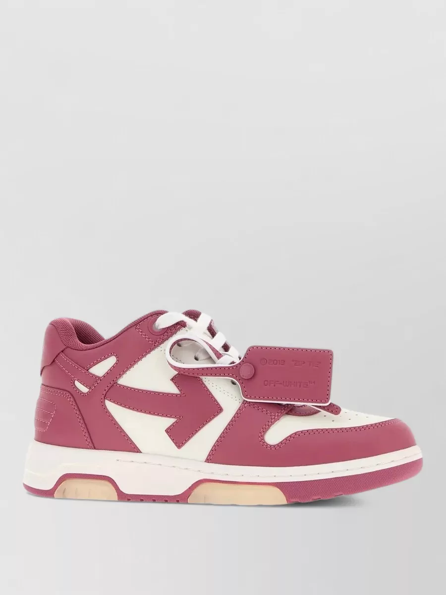 Off-White Leather Out Of Office Low-Top Sneakers