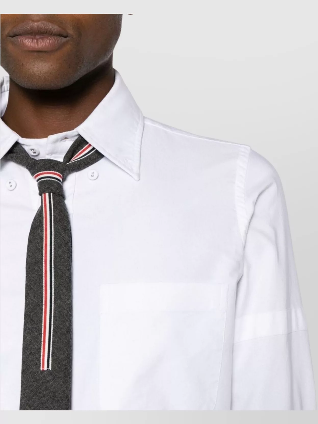 Thom Browne Cotton Shirt Armband Detail