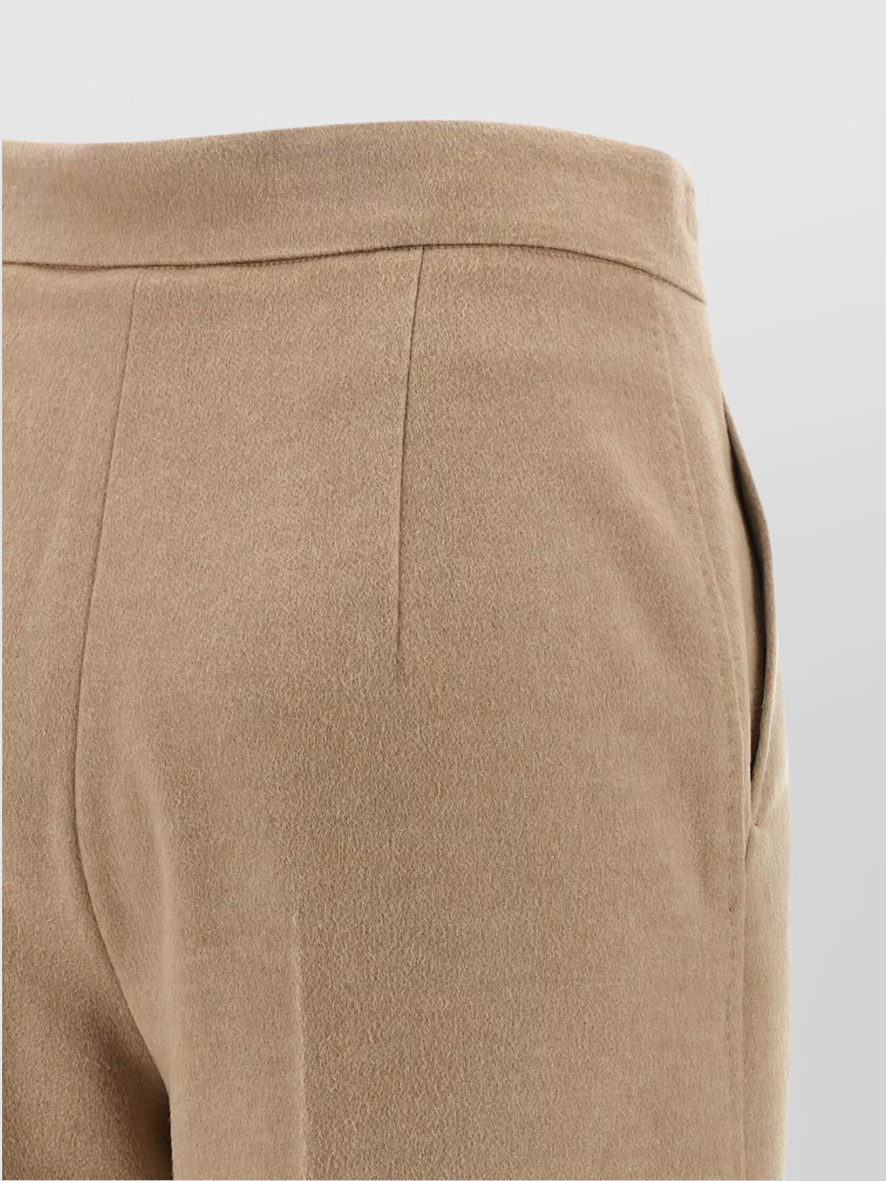 S Max Mara Wide Leg Trousers With Belt Loops And Pockets
