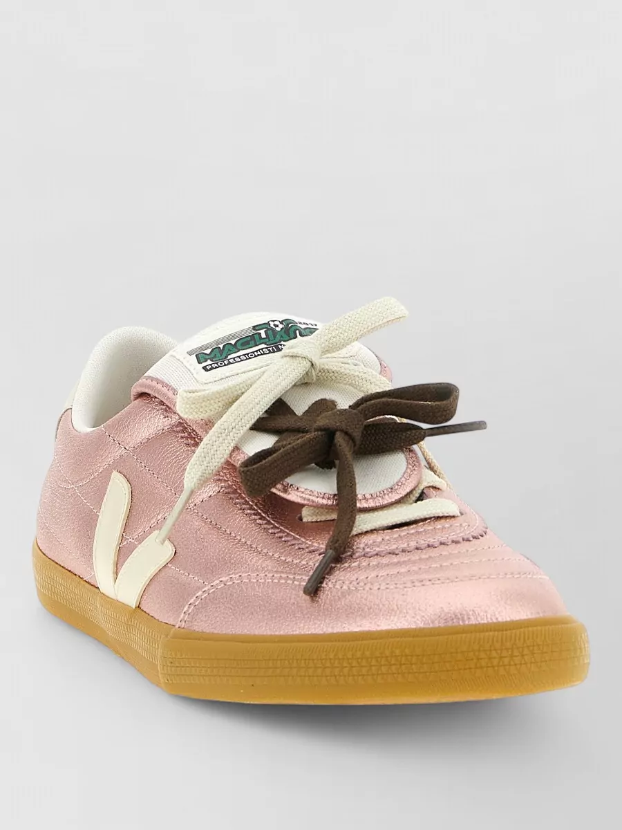 Veja Leather Low-Top Sneakers