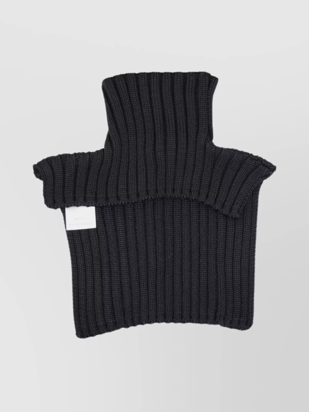 Niccolò Pasqualetti Wool Yarn High Neck Sleeveless Shrug