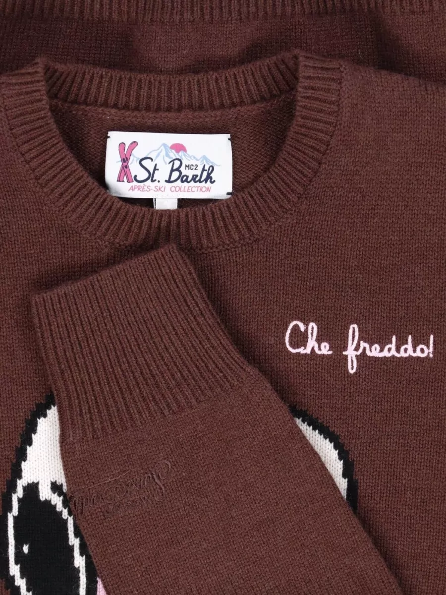 Mc2 Saint Barth Cashmere-Blend Crewneck Jumper