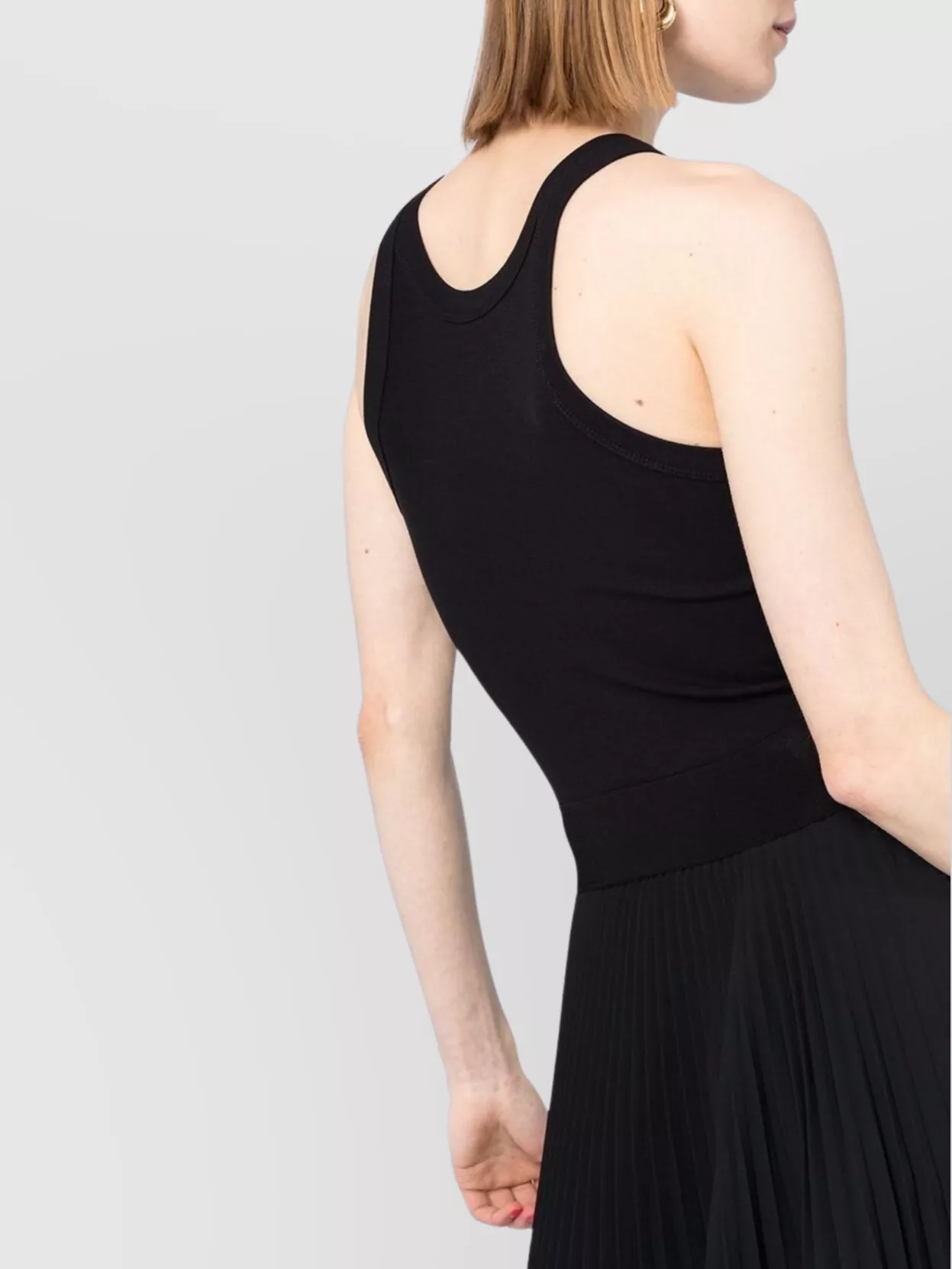 Totême Tank Top In Organic Cotton Stretch