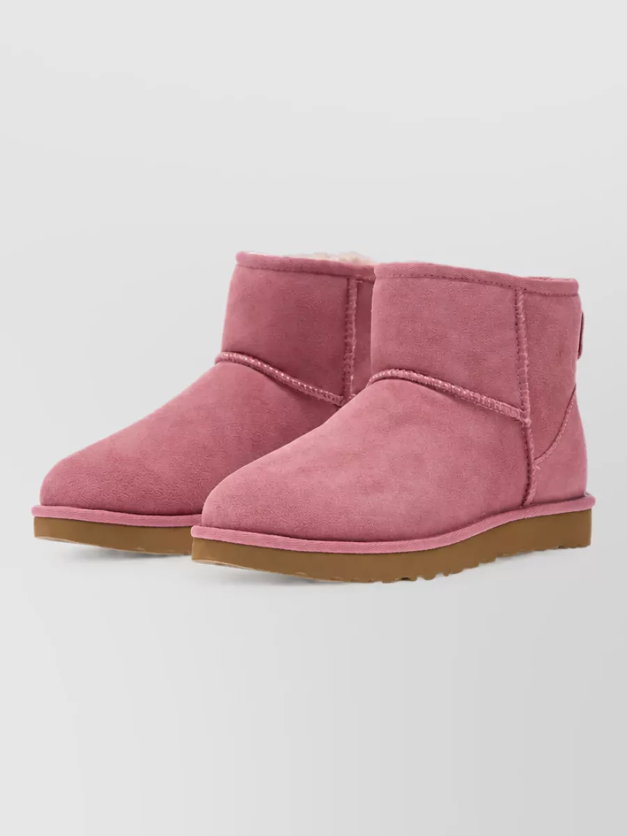 Ugg Shearling Suede Ankle Boots