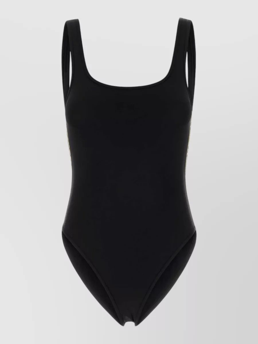 Burberry Check Trim Swimsuit