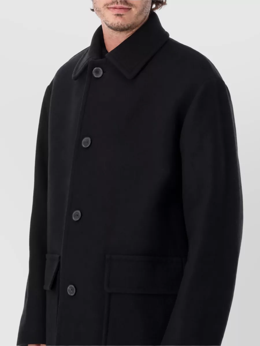 Dries Van Noten Wool Single-Breasted Coat