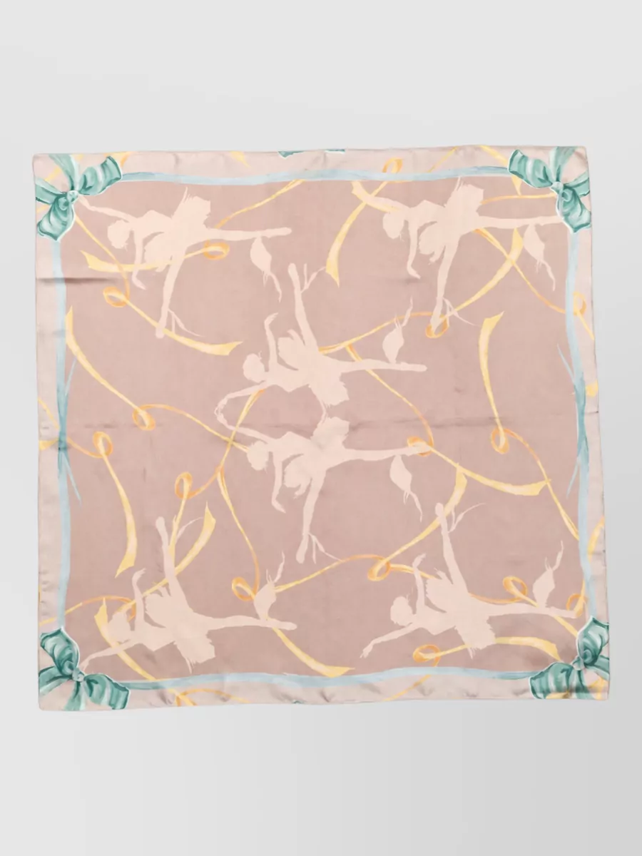 Dolce&Gabbana silk floral foulard scarf