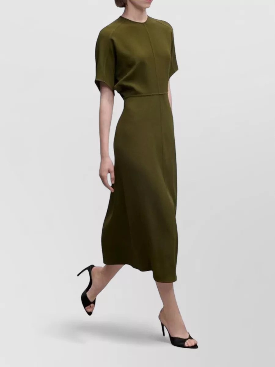 Victoria Beckham Draped Midi Dress