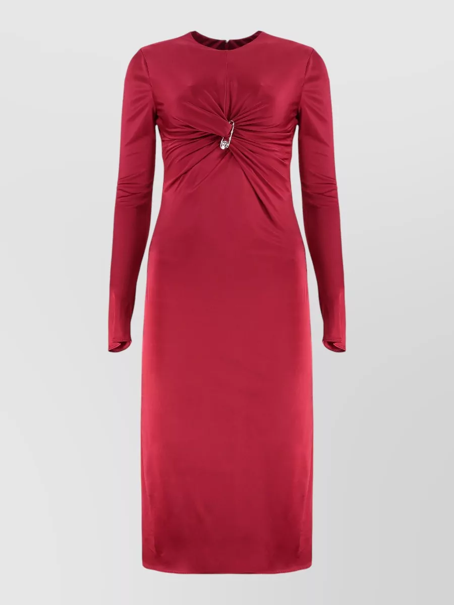 Versace gathered midi dress