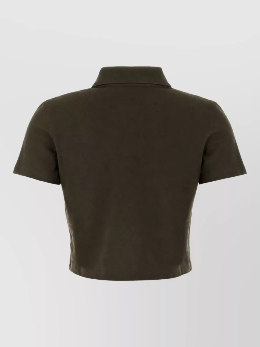 Saint Laurent Piqué Polo Shirt