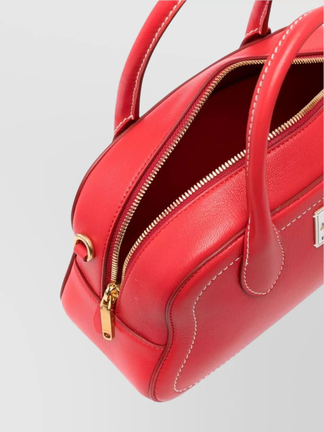 Bally Shoulder Bag Contrast Stitching