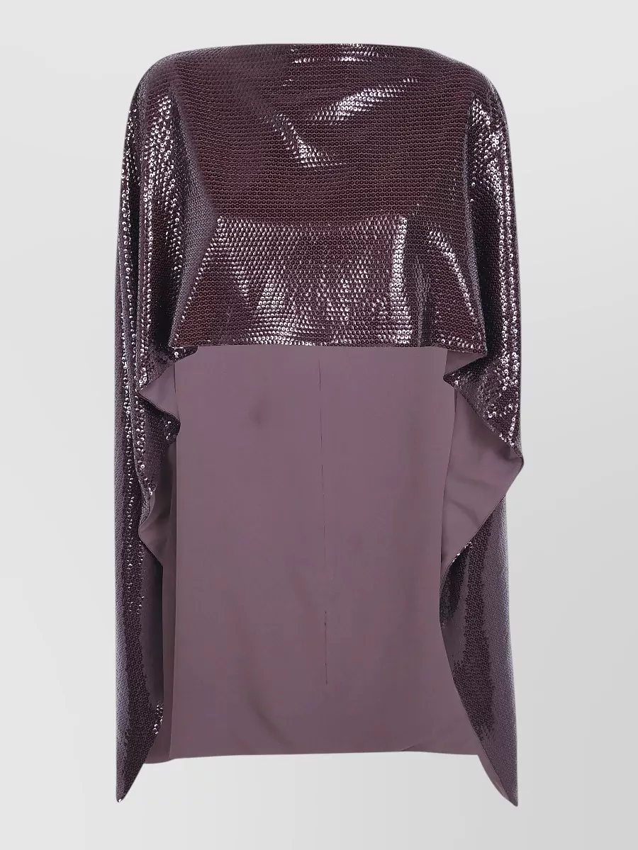 Alberta Ferretti Sequin Cape