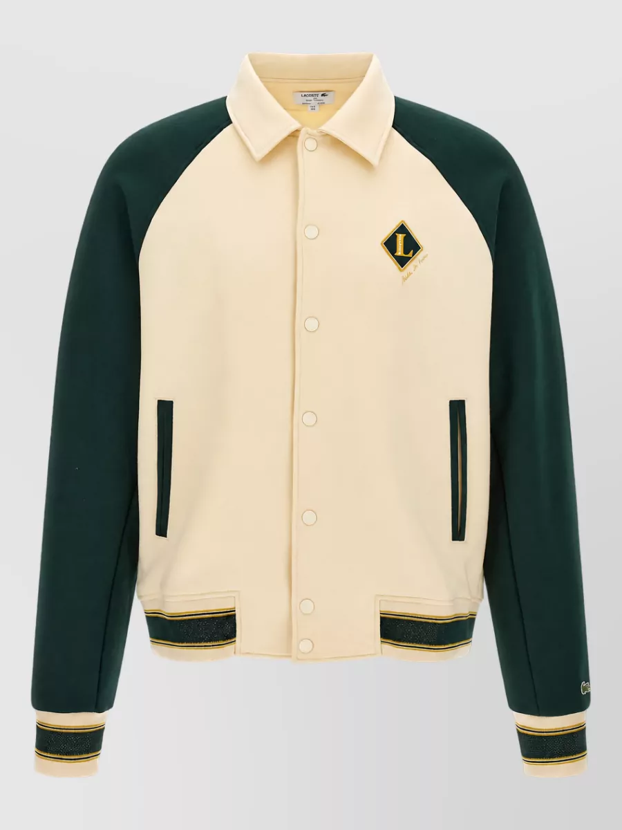 Lacoste Varsity badge jacket
