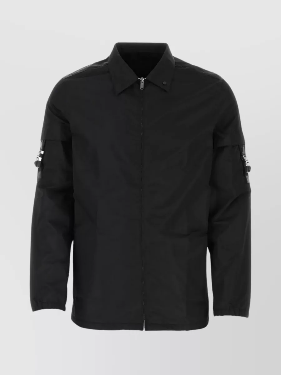 Shop Givenchy Adjustable Hemline Polyester Shirt In Black