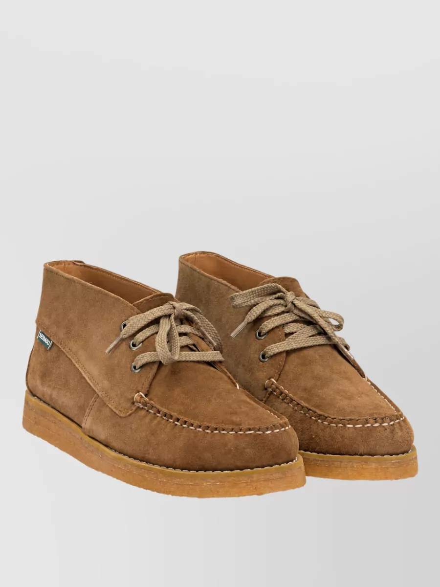 Sebago Leather Lace-Up Boots