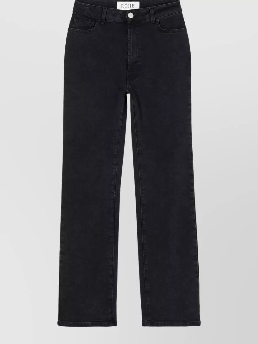 Róhe High-rise straight-leg jeans