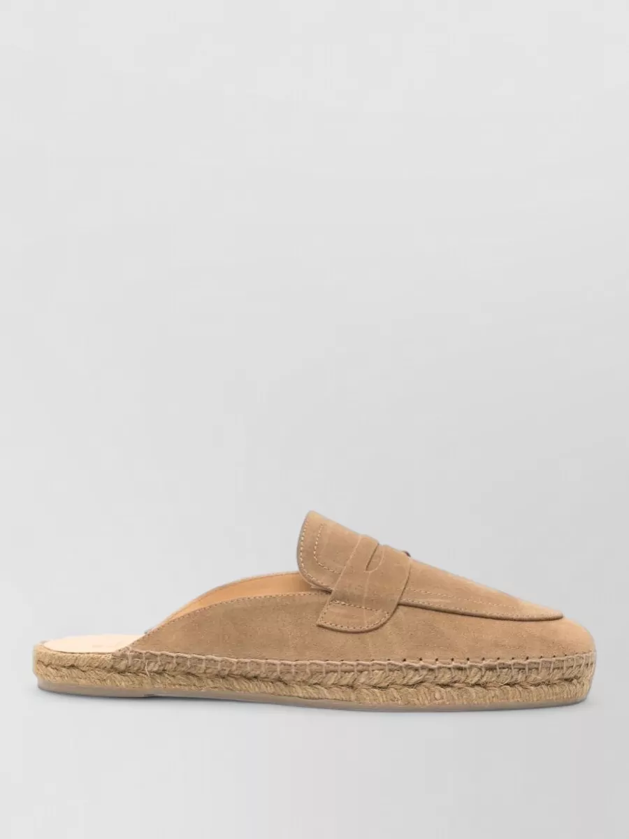Castaner Suede Penny Loafers