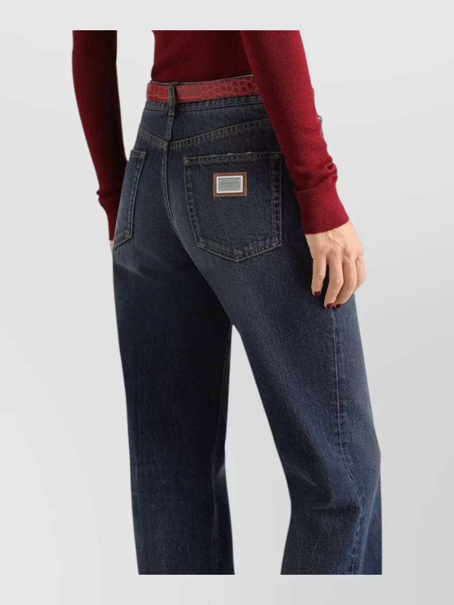 Dolce&Gabbana Denim Straight Leg Jeans