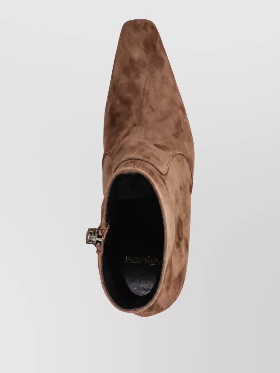 Saint Laurent Leather Ankle Boots