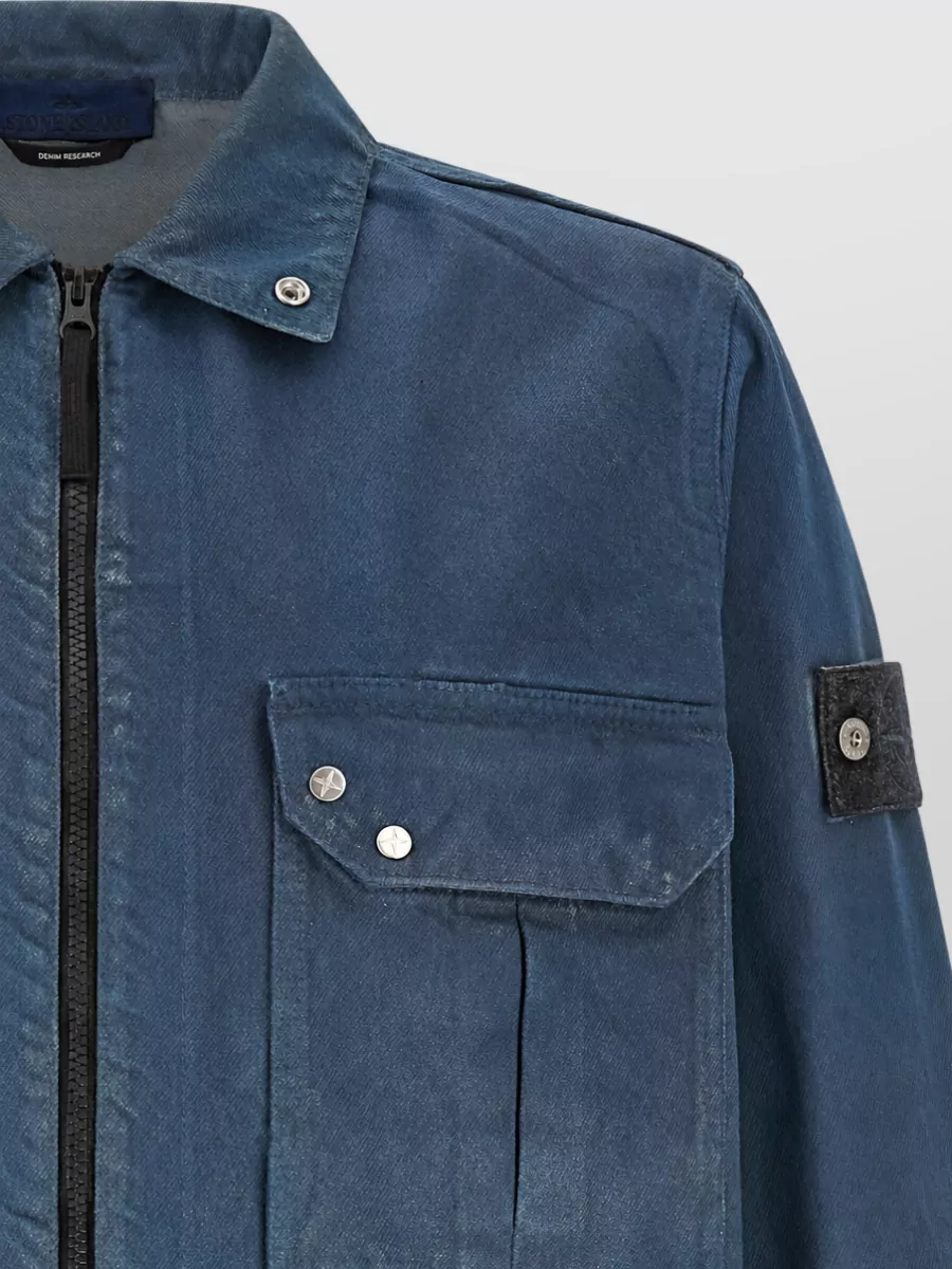 Stone Island Denim Shirt Jacket