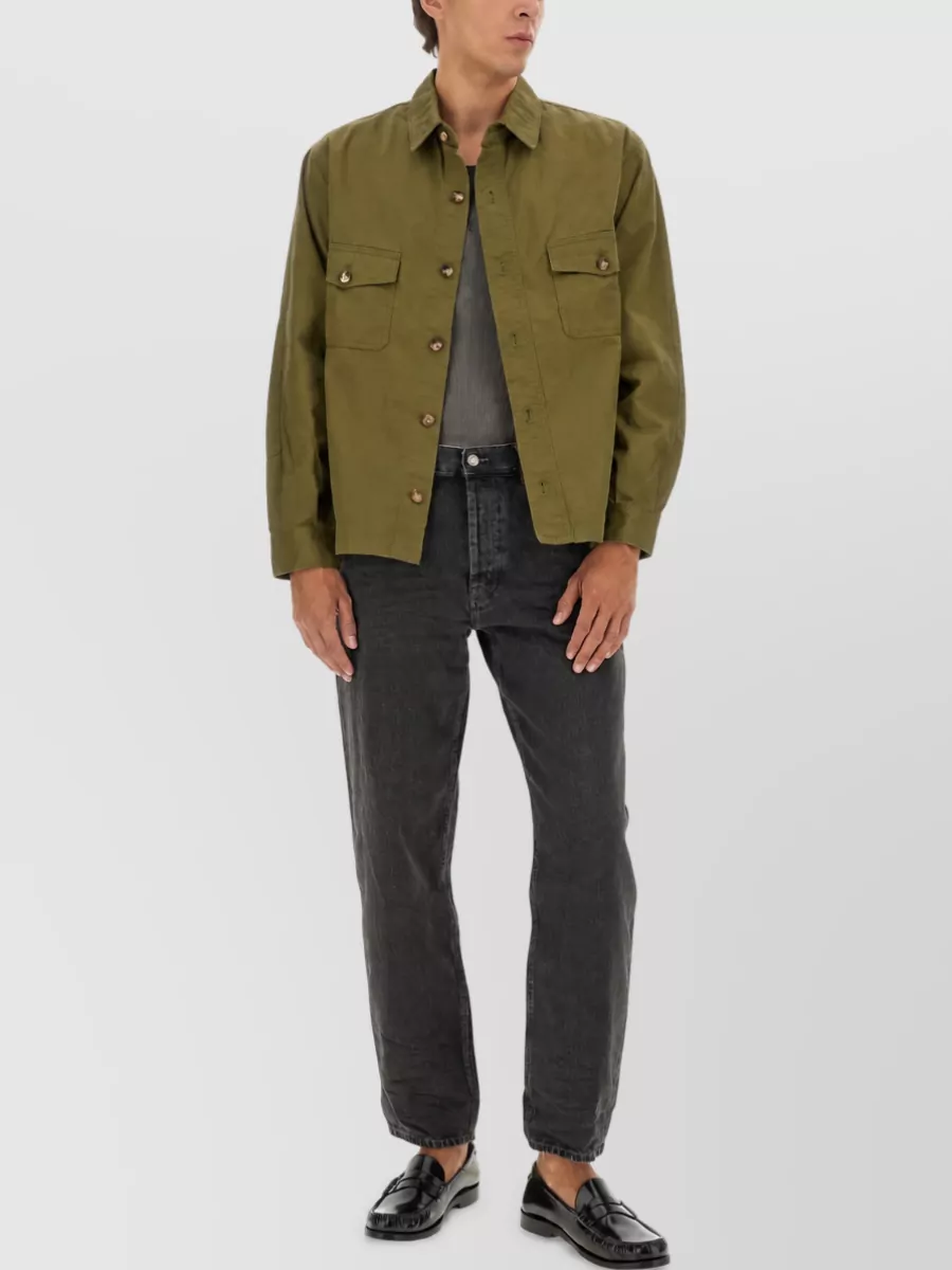Saint Laurent Cotton Twill Overshirt