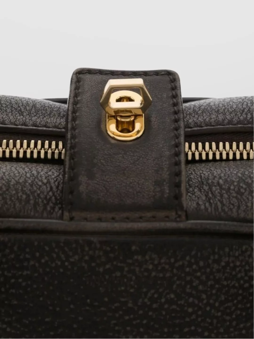 Golden Goose Luxe Leather Shoulder Bag With Metal Accents