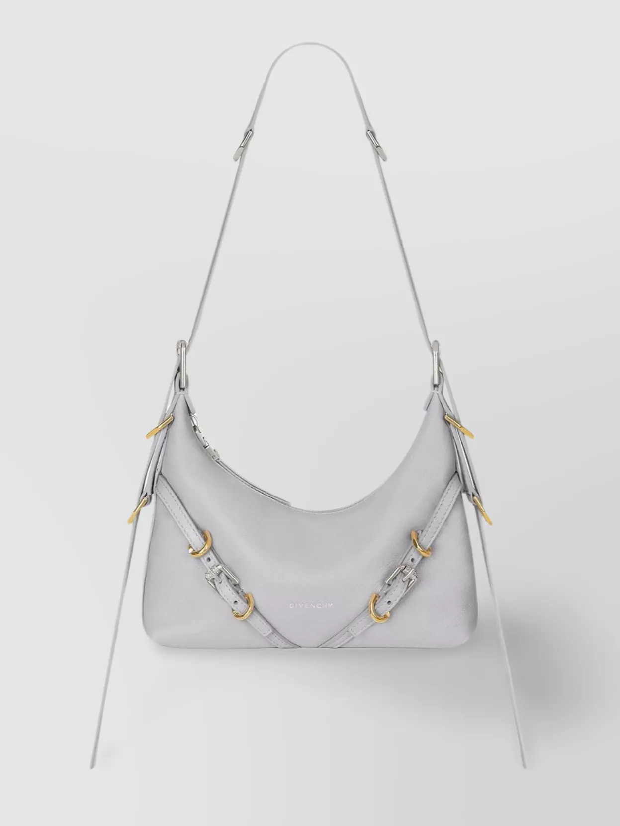 Shop Givenchy Versatile Adjustable Mini Bag In Grey