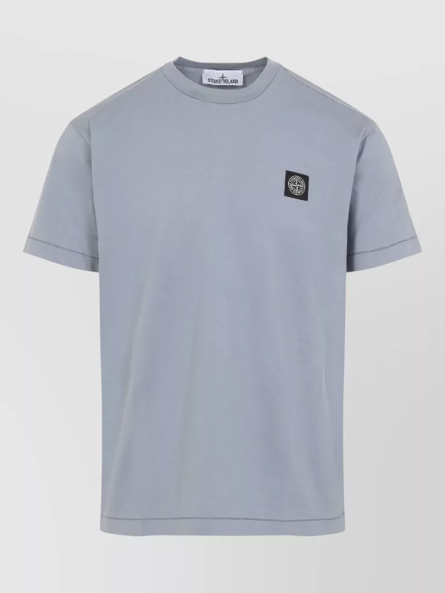 Stone Island Cotton Crew Neck T Shirt Regular Fit
