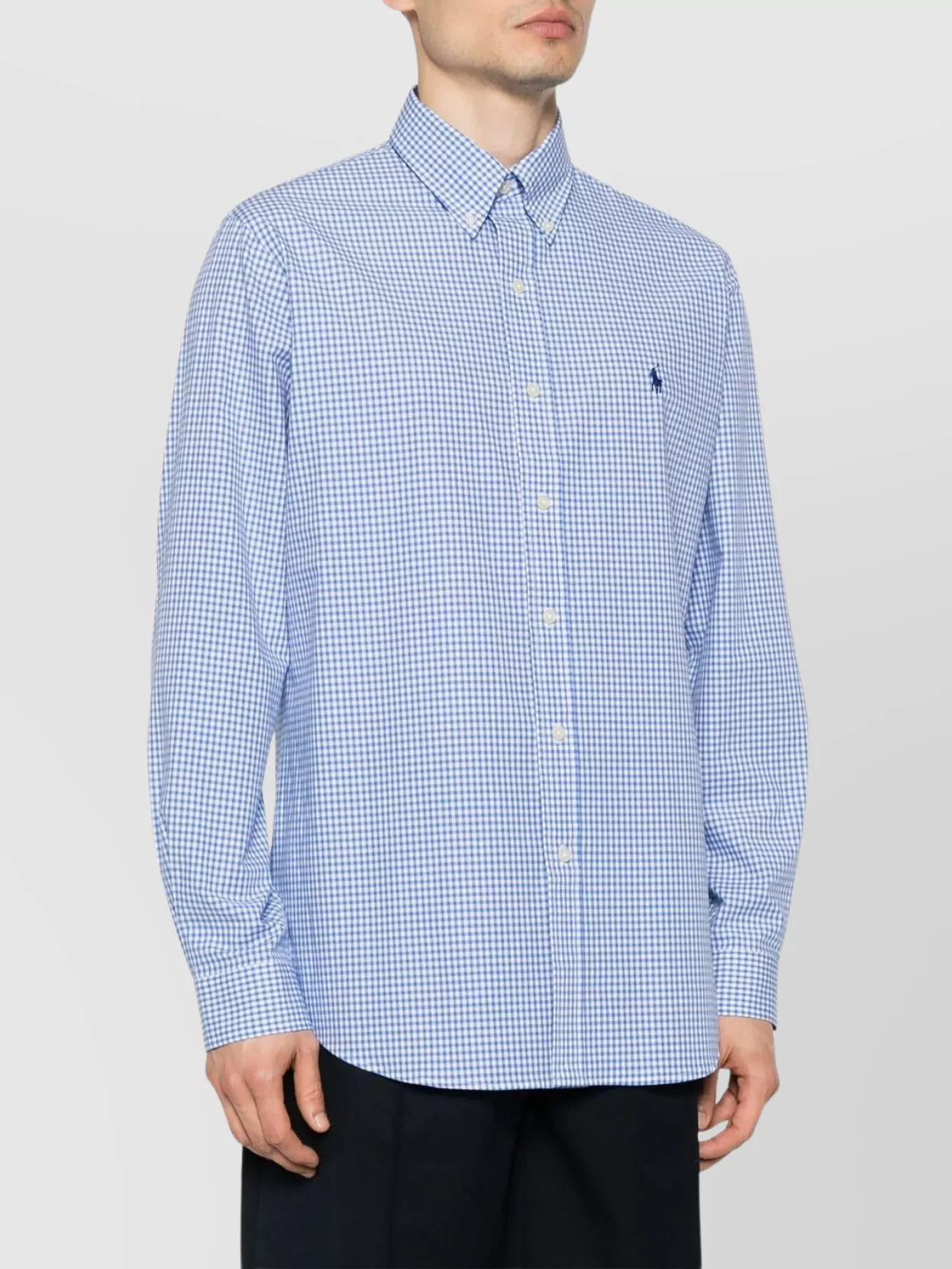 Polo Ralph Lauren Checked Pattern Stretch Cotton Shirt