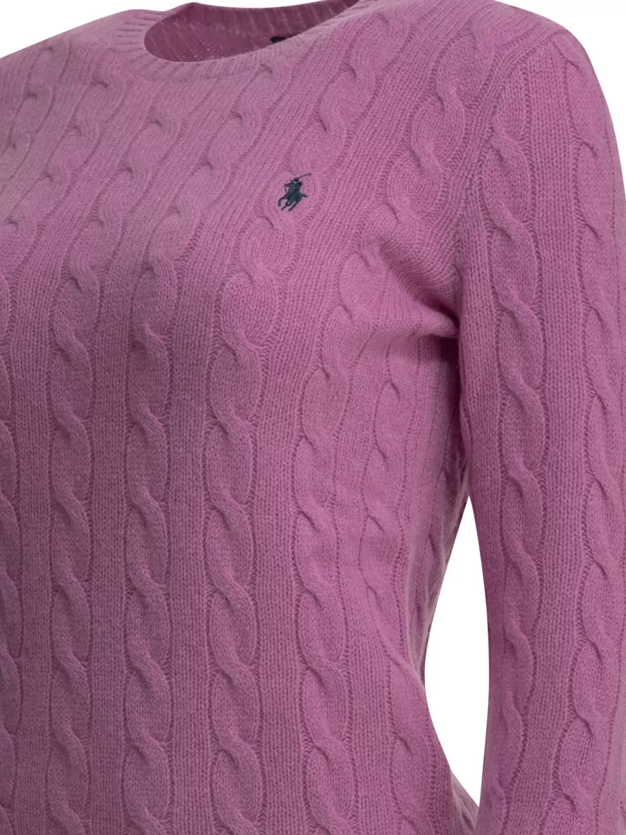 Polo Ralph Lauren Cashmere Wool Logo-Embroidered Crew-Neck Sweater