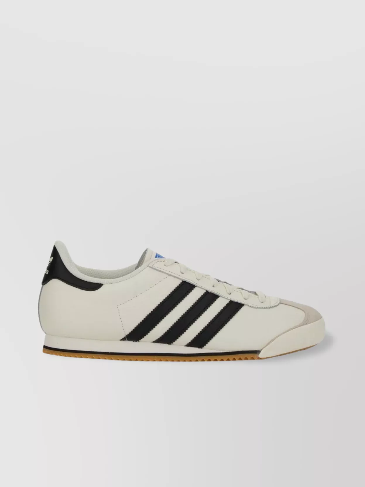 Adidas Originals Low-Top Rubber Sole Sneaker With Contrast Stripes