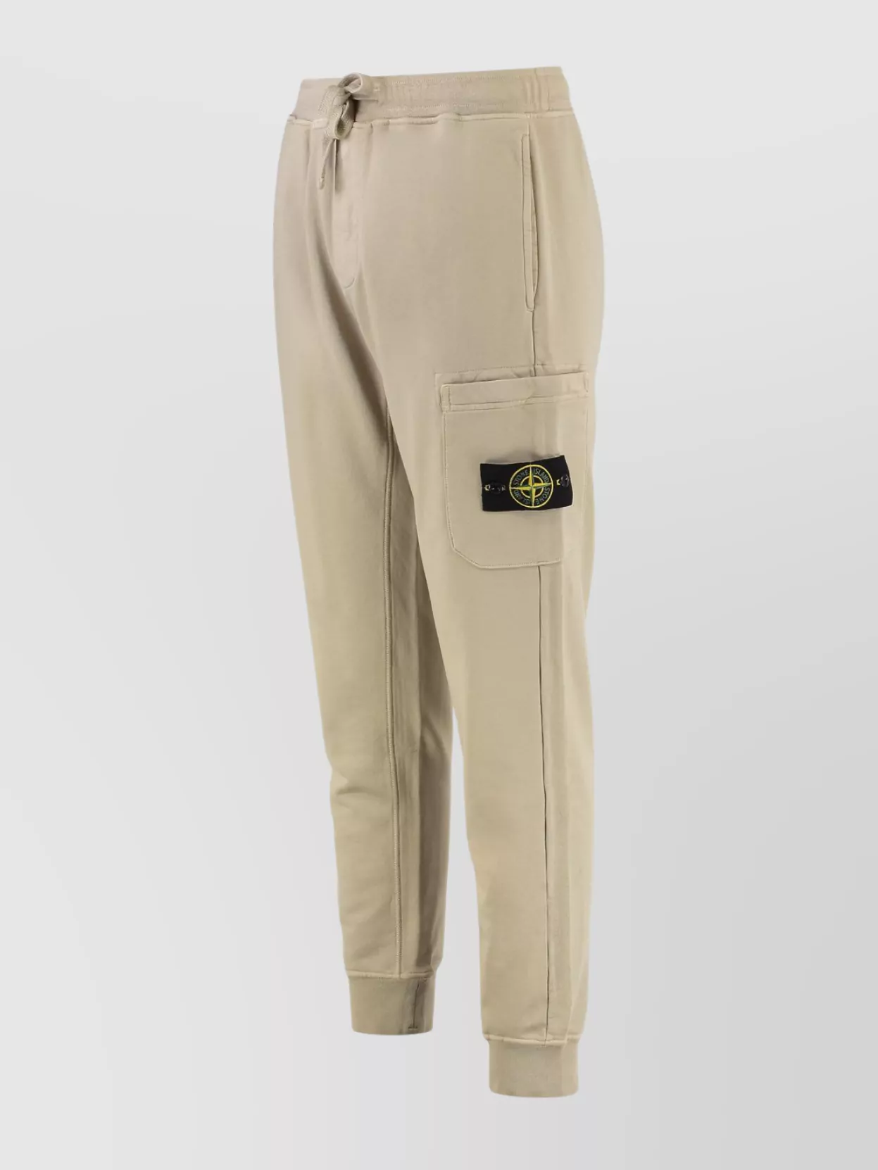 Stone Island Cotton Jogger Trousers Adjustable Fit