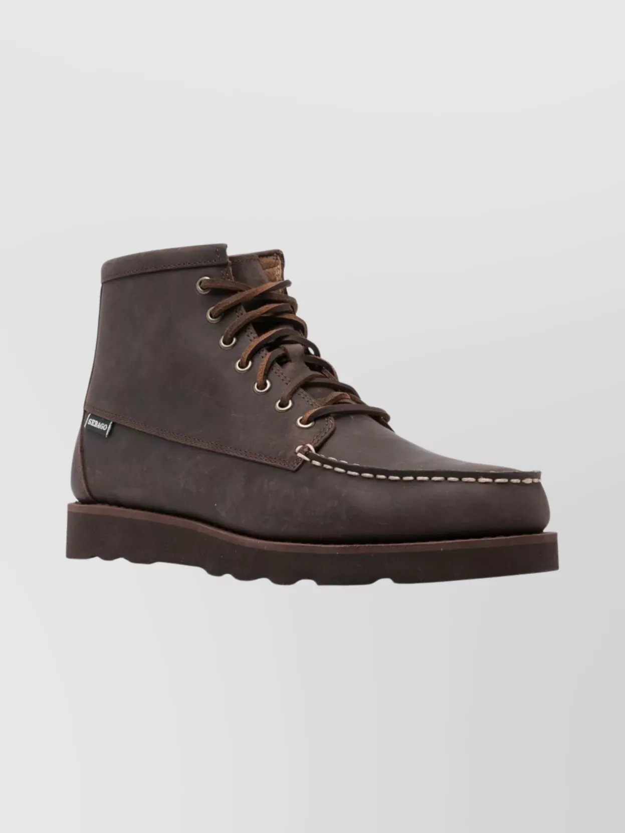 Sebago Suede Ankle Boots With Round Toe Design