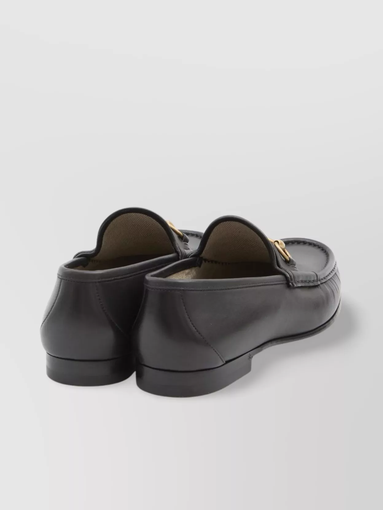 Gucci Horsebit Detail Leather Loafer With Gold-Tone Hardware