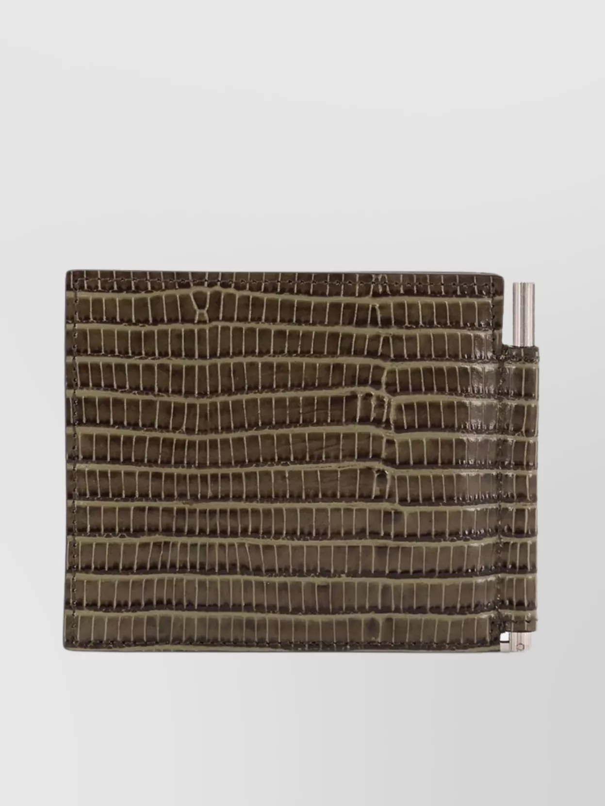 Tom Ford Crocodile Print Leather Wallet