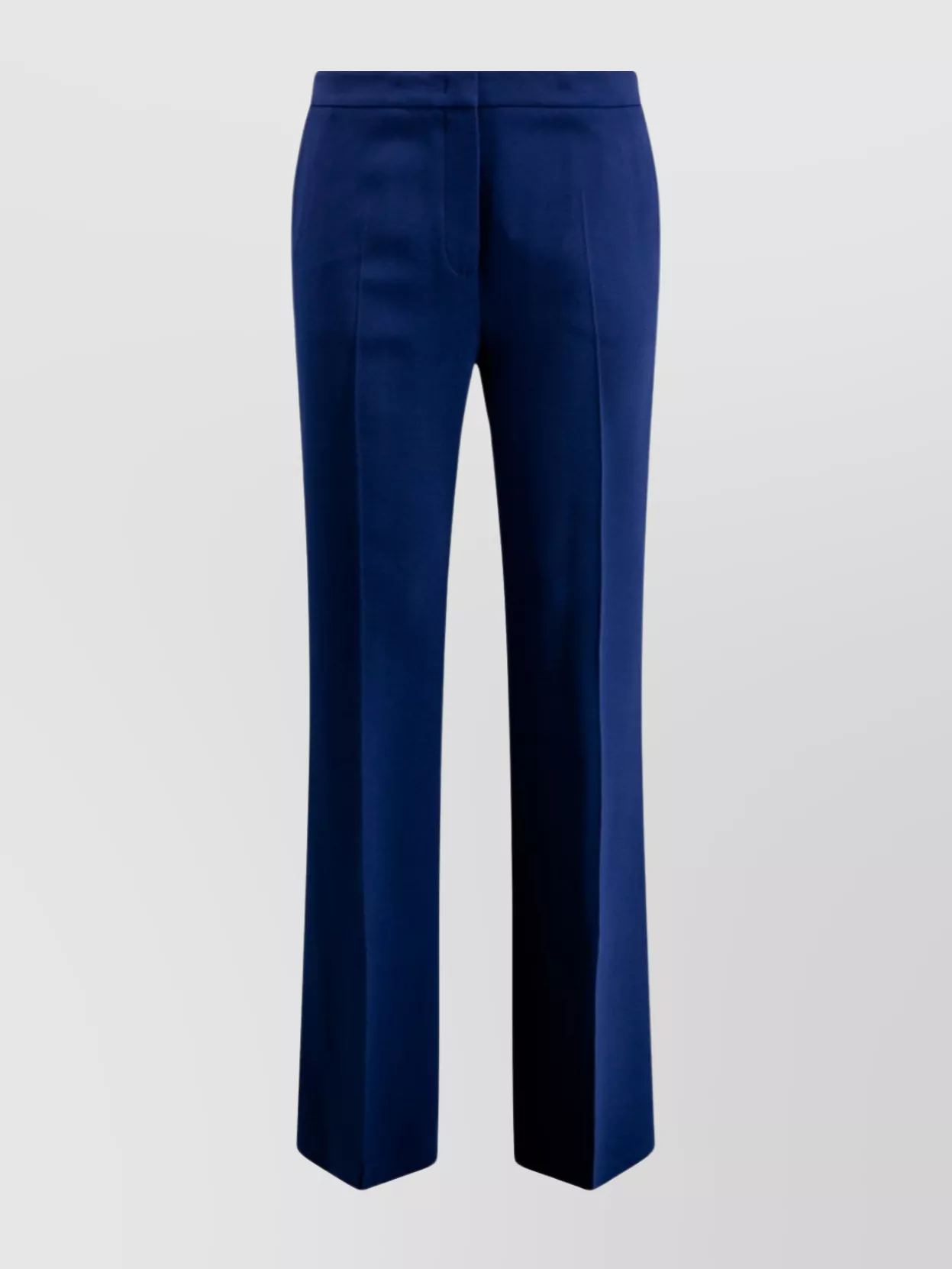 Shop Etro Flare Pleated Trousers In Stretch Cady