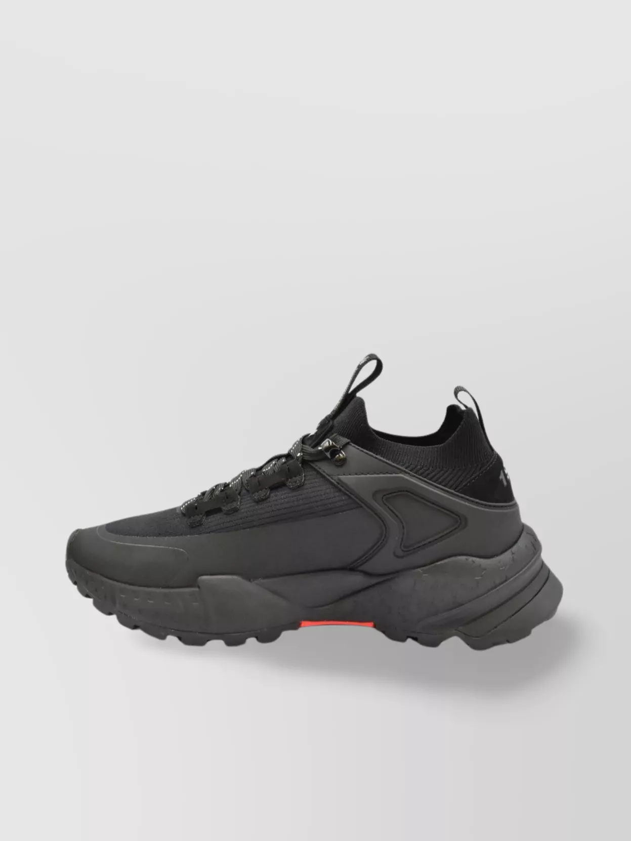 Dsquared2 Tab Pull Round Toe Textured Sole Sneakers