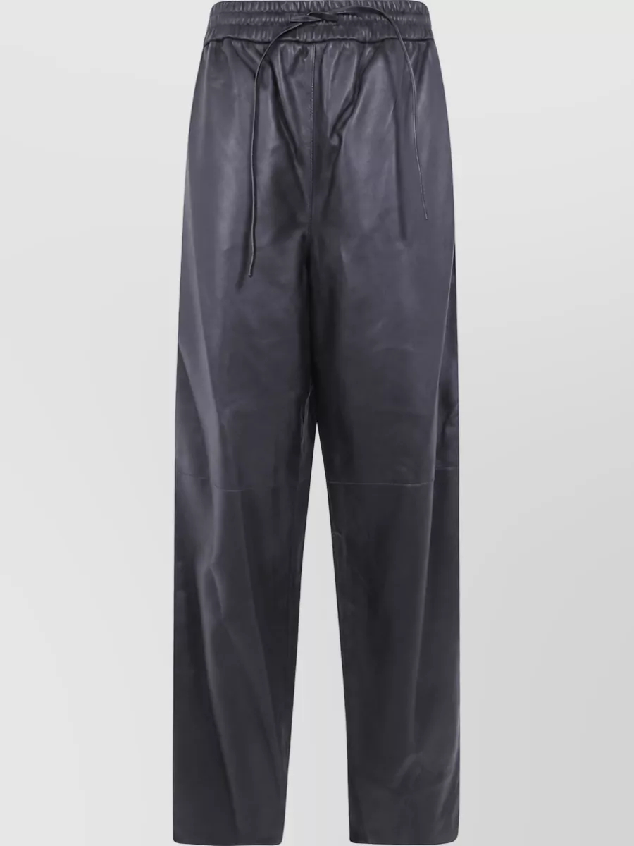Joseph lamb leather straight-leg trousers