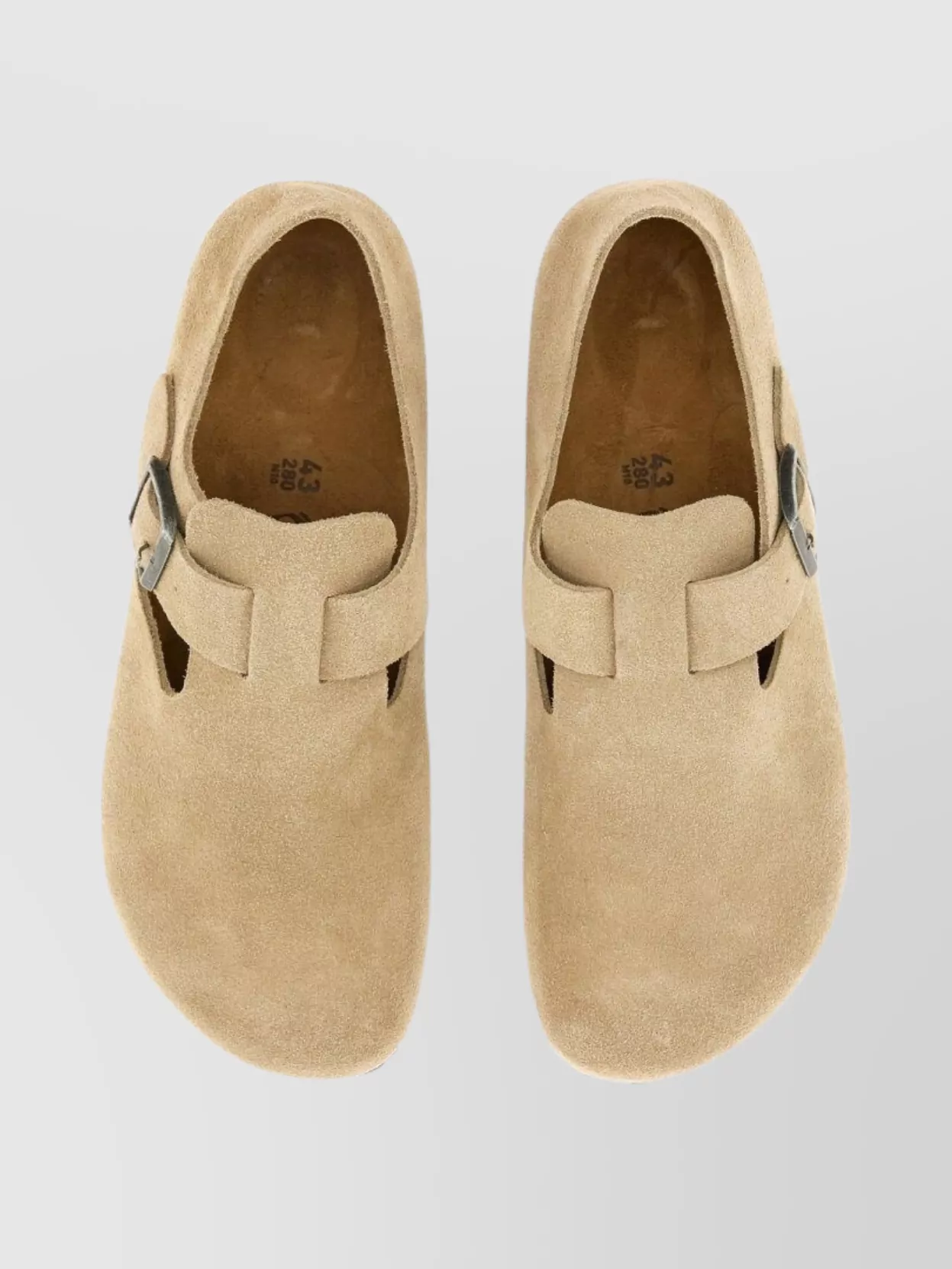Birkenstock Suede Flat Sole Round Toe Sandals