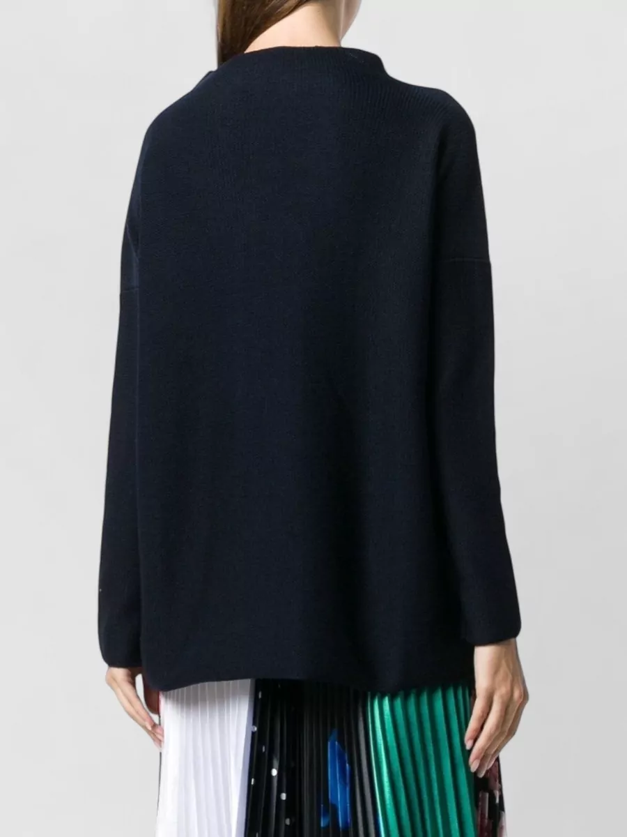 Daniela Gregis Cotton Halterneck Long-Sleeve Jumper