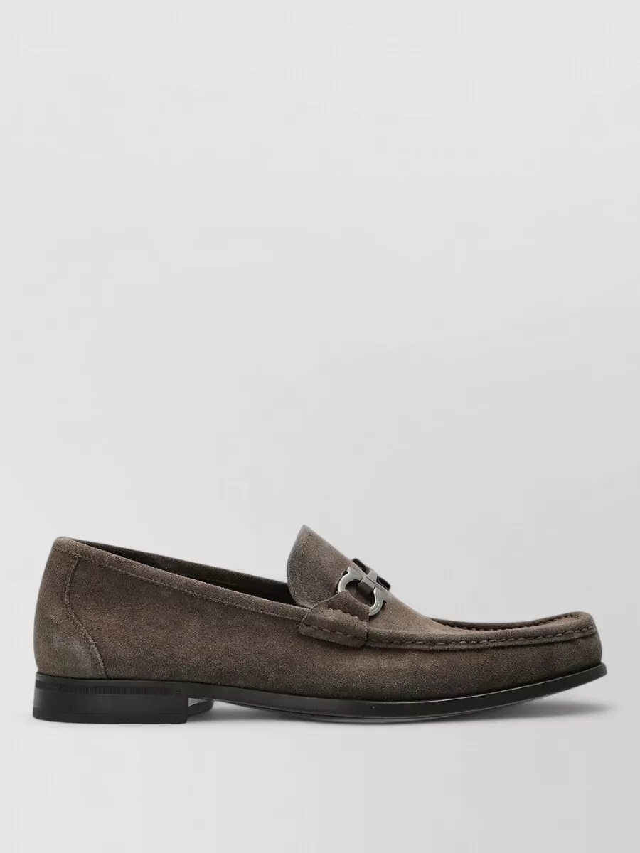 Ferragamo suede loafers