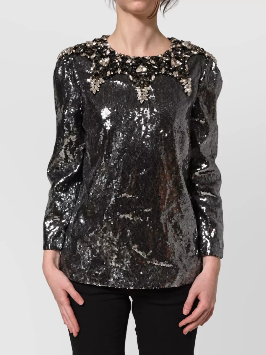 Dolce&Gabbana sequin embellished blouse