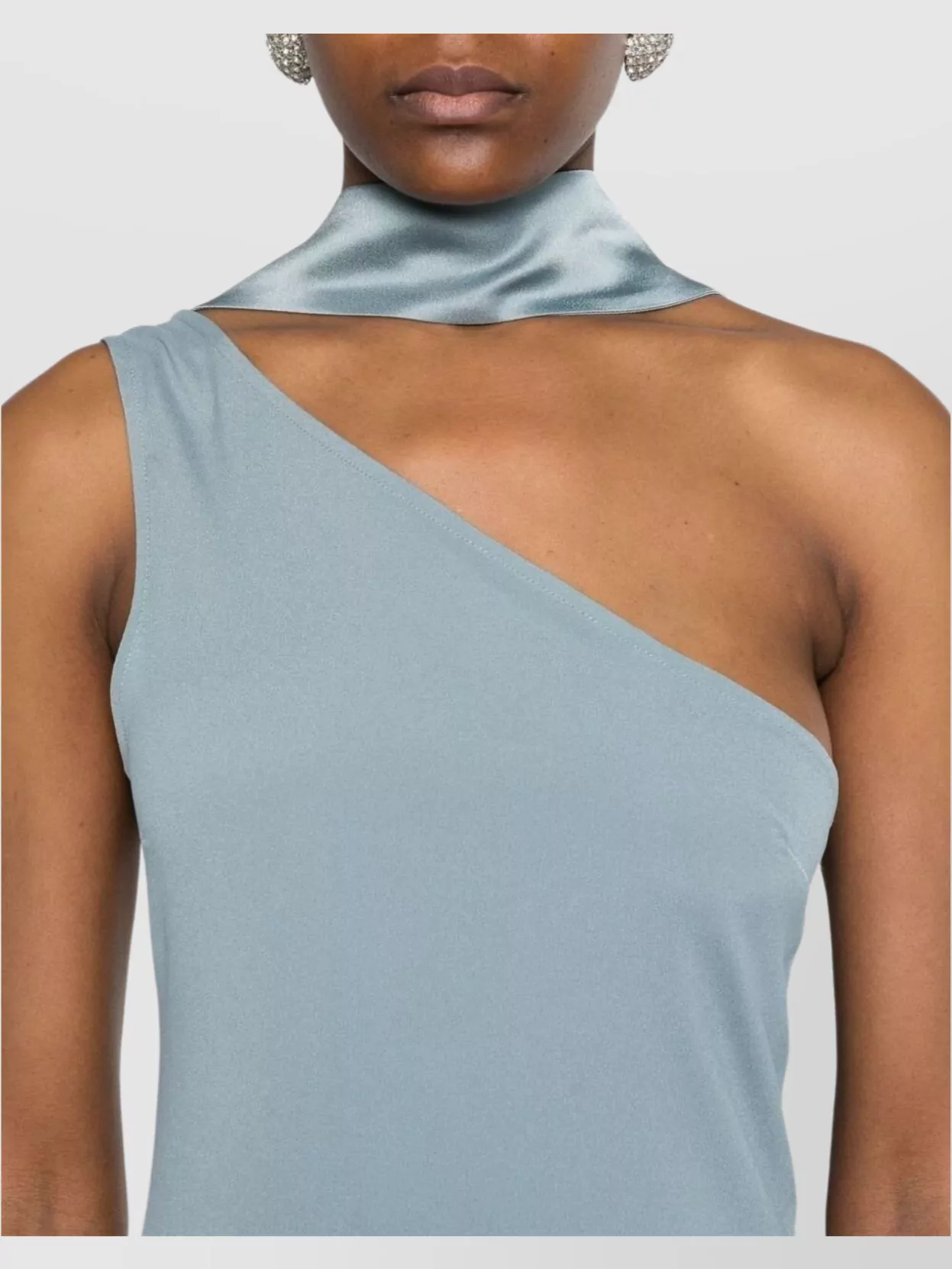 Taller Marmo Caroline Long Dress Scarf Detailing