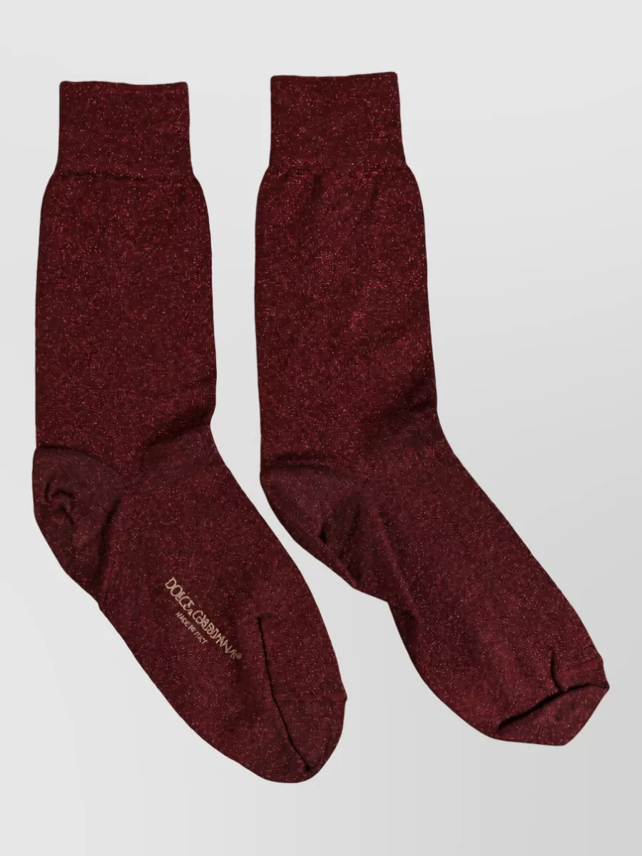 Dolce&Gabbana viscose mid calf socks