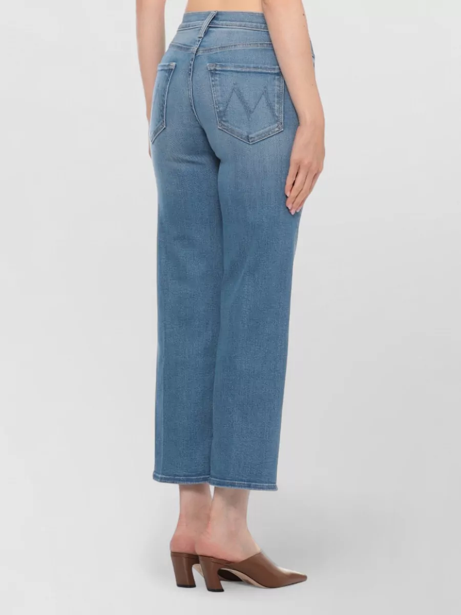 Mother Mid-Rise Straight-Leg Jeans