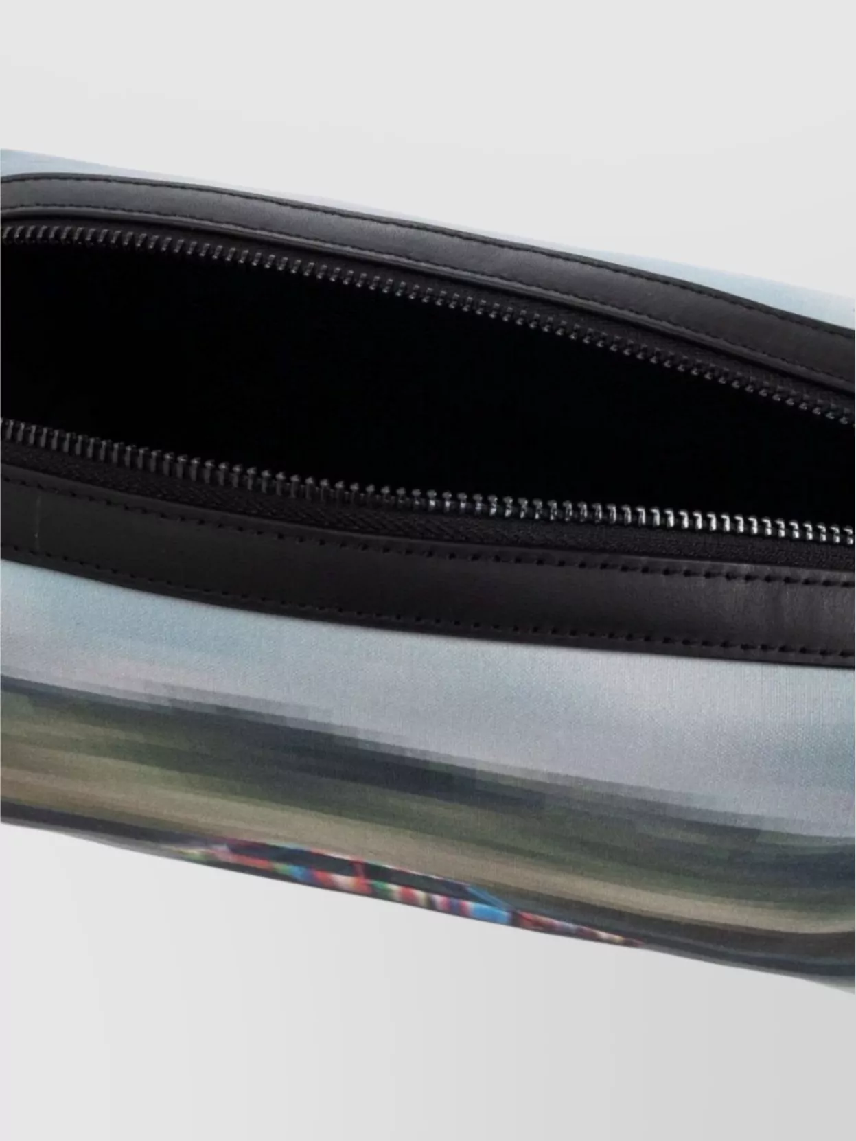 Paul Smith Graphic Car Print Leather Handle Travel Bag