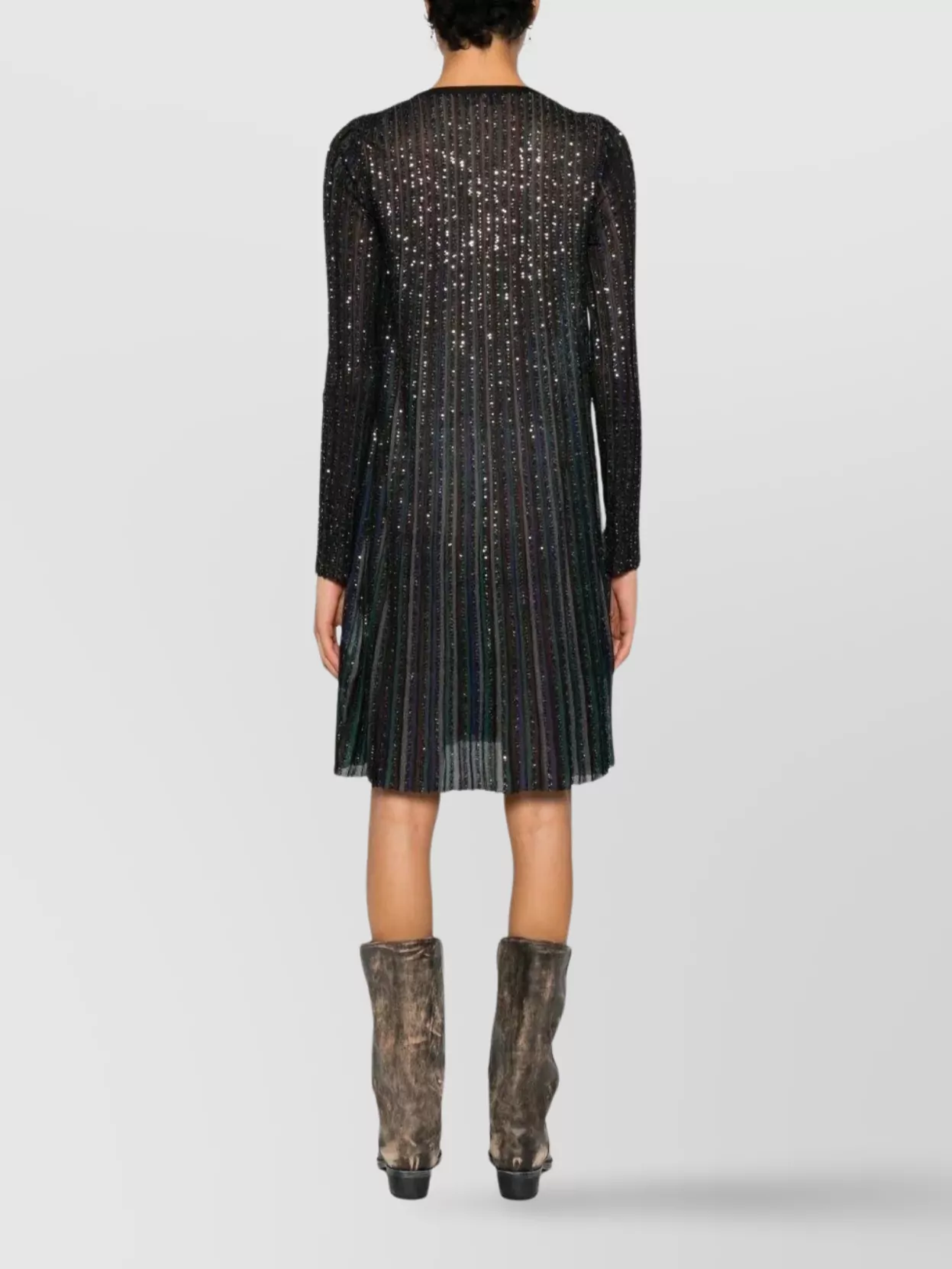 Missoni Knee-Length Long Sleeve Dress Sequins