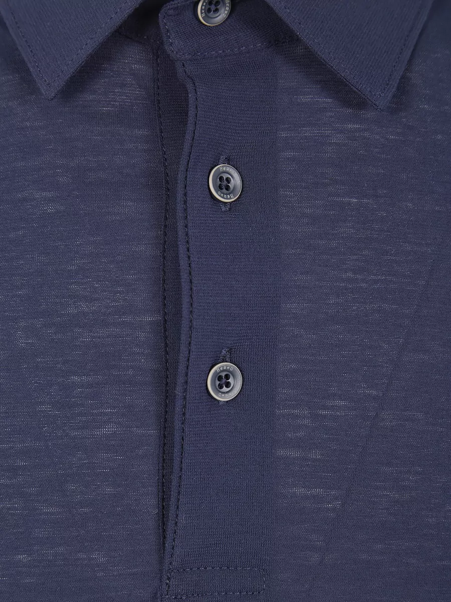 Herno Cotton Short-Sleeve Polo Shirt